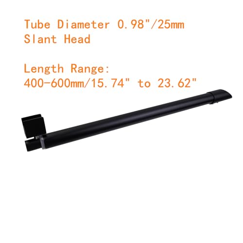 Tsnamay 15.74" to 23.62" Shower Door Glass Support Bar,201 Stainless Steel Wall-to-Glass for Fixed Frameless Shower 8-12mm Panel,Black - Image 2