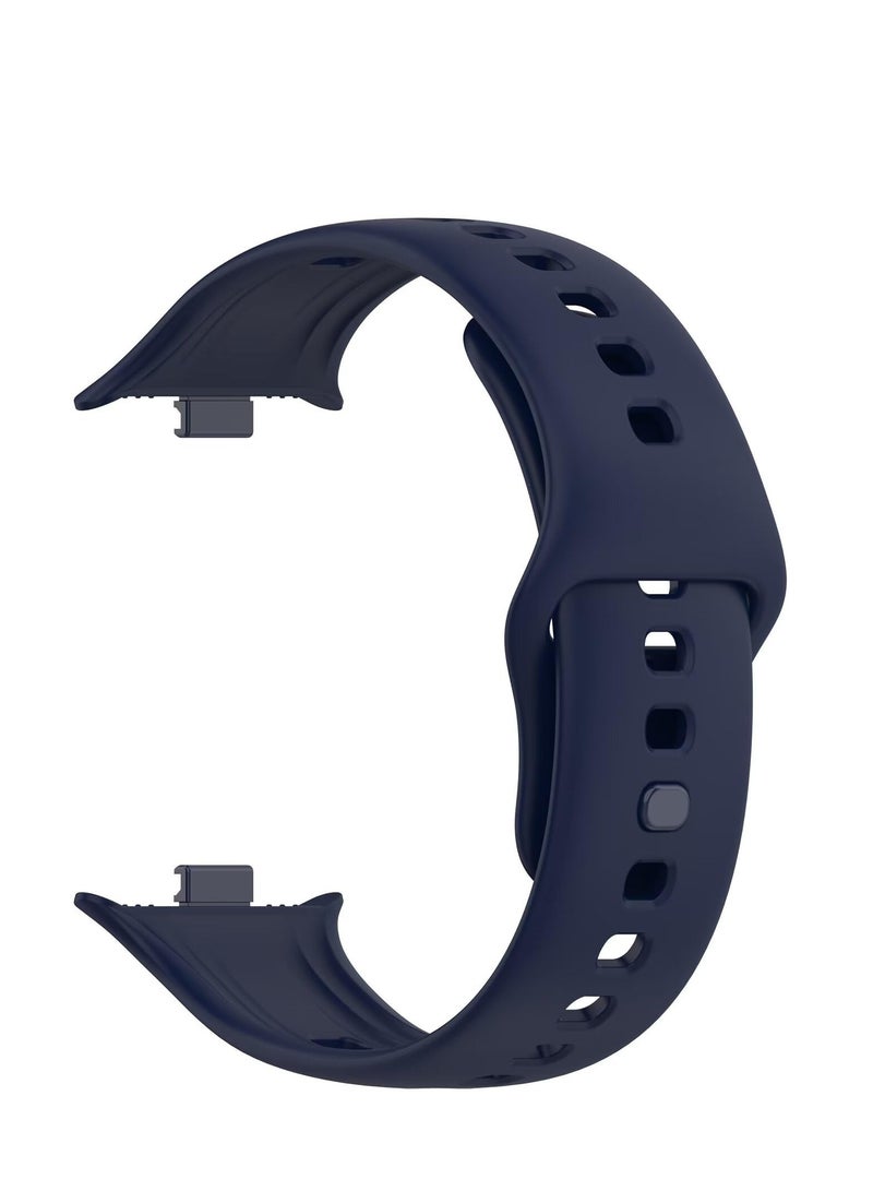 Watch Strap Compatible with Vivo Watch GT TPU Silicone Soft and Comfortable Replacement Wristband Bands Bracelet Compatible with Vivo Watch GT (Space Blue) - Image 3