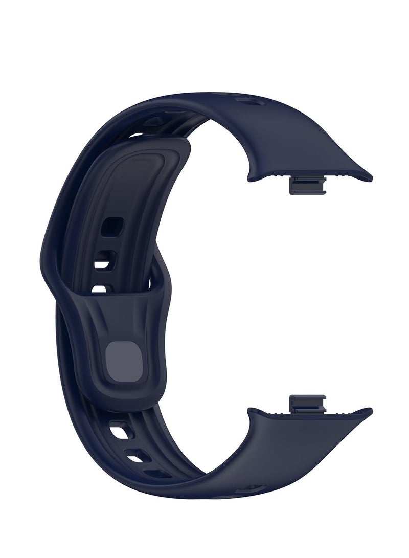 Watch Strap Compatible with Vivo Watch GT TPU Silicone Soft and Comfortable Replacement Wristband Bands Bracelet Compatible with Vivo Watch GT (Space Blue) - Image 4