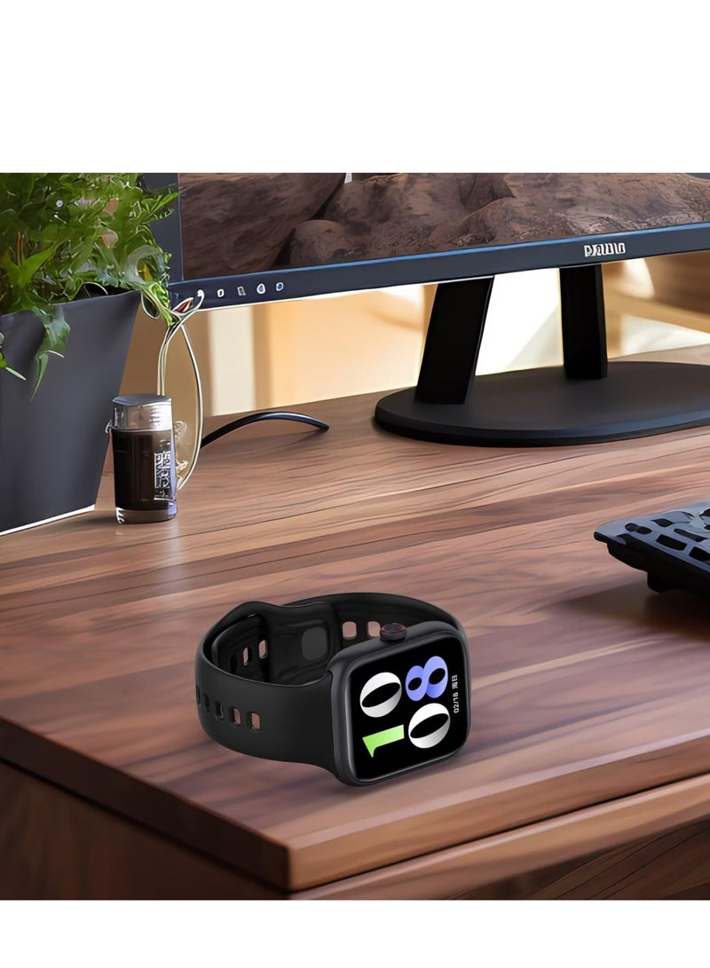 Watch Strap Compatible with Vivo Watch GT TPU Silicone Soft and Comfortable Replacement Wristband Bands Bracelet Compatible with Vivo Watch GT (Space Blue) - Image 5