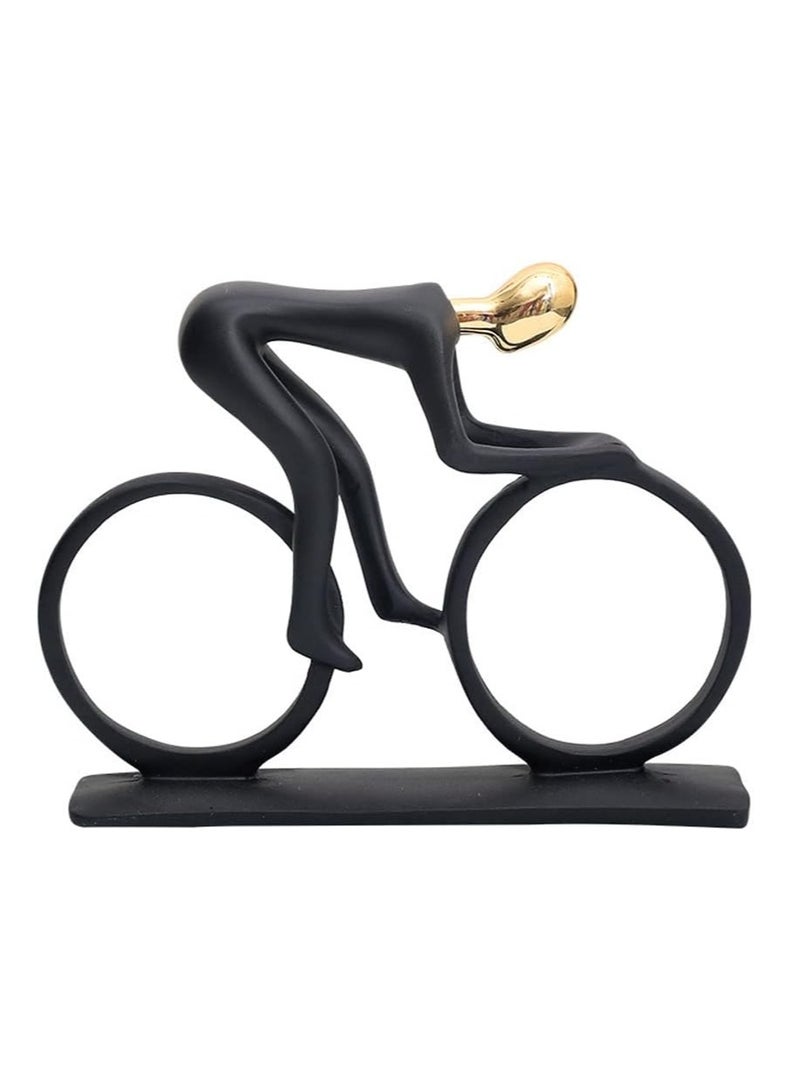 Resin Sculpture Statue Abstract Sculpture Sport Figure Resin Statue for Bicycle  - Image 1
