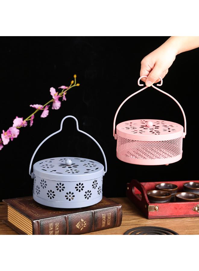 الأزرق جي دبليو علبة لفائف البعوض الإبداعية الكلاسيكية مع غطاء للحماية من الحرائق - Image 2