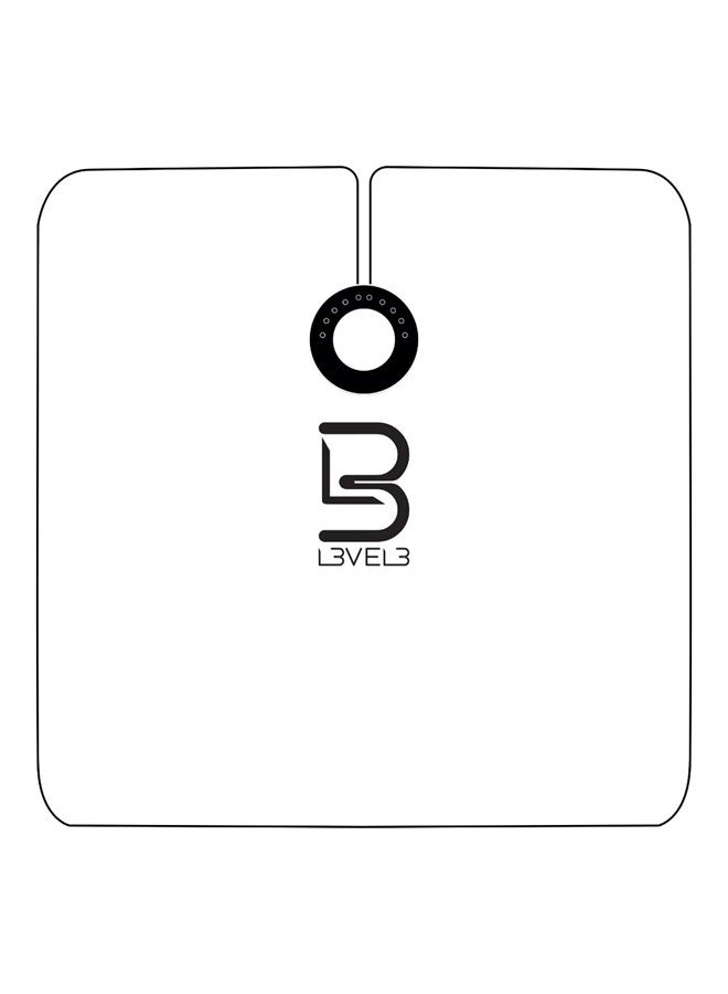 L3 Level 3 Cape with Rubber Neck - Water Resistant Barber Hair Cutting Cape - Professional Salon Stylist and Barber Accessories (White) - Image 1