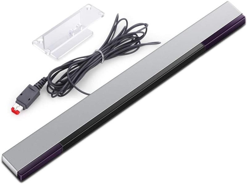 Sorandy Sensor Bar for Wii, Replacement Sensor Bar, Infrared IR Ray Motion Sensor Receiver, Compatible with Wii Wii U Console - Image 1