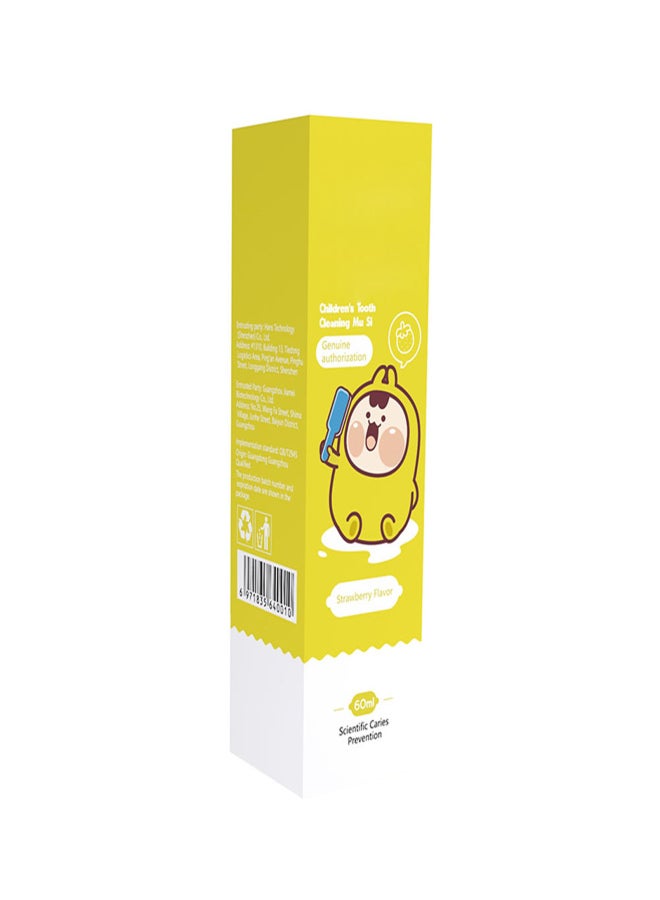 Lanbeibei Kids Toothpaste for Oral Care Pump Bubble Strawberry Flavor 2.1 Ounce - Image 2