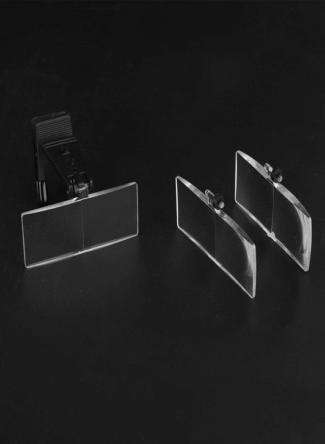 Vipxyc Magnifier, Magnifier 1.5X 2.5X 3.5X Magnifier Plastic housing Clip-on Glasses, Type Magnifier - Image 3