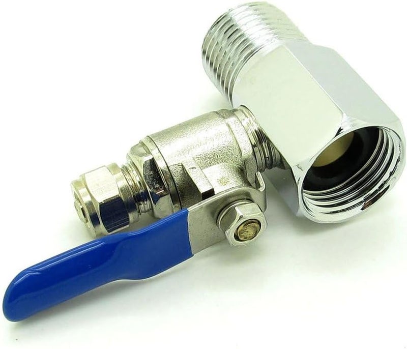 NewZoll 5 PCS RO Feed Water Adapter 12 to 14 Ball Valve Faucet Tap Feed Reverse Osmosis  - Image 3