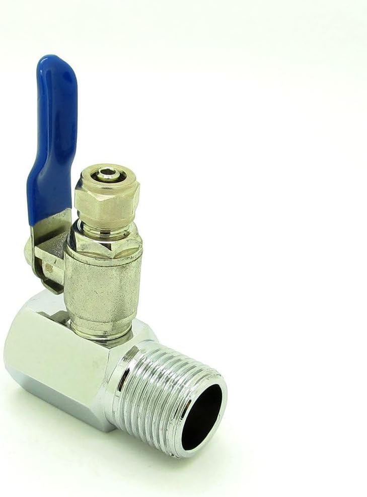 NewZoll 5 PCS RO Feed Water Adapter 12 to 14 Ball Valve Faucet Tap Feed Reverse Osmosis  - Image 2