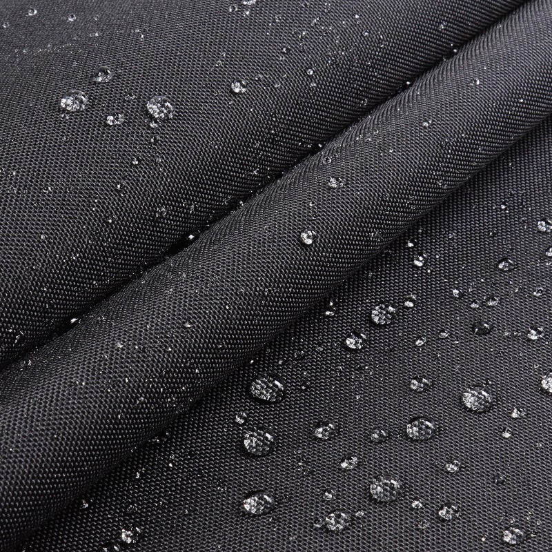 GoldWheel Waterproof Marine Canvas Fabric 600 Denier 60 Wide by 40 Canvas Cordura Material with Waterproof PU Backing for Car Boat Home Awning Tent Cushion Black - Image 2
