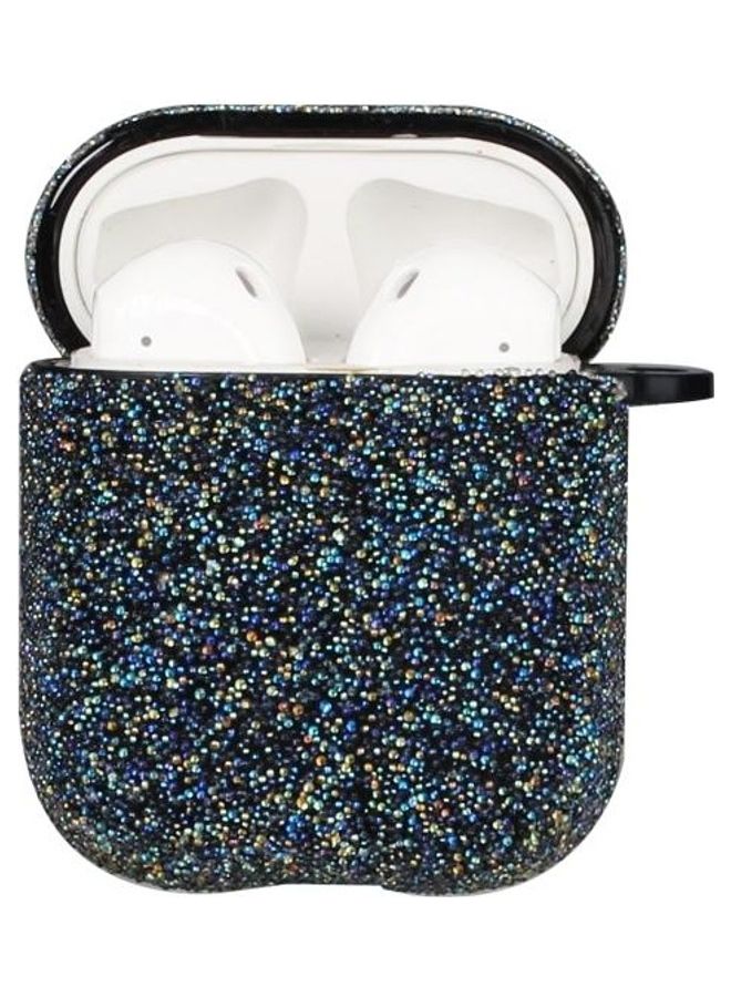 Bubble Beads Earphone Protective Case For AirPods 1/2 Black - Image 1