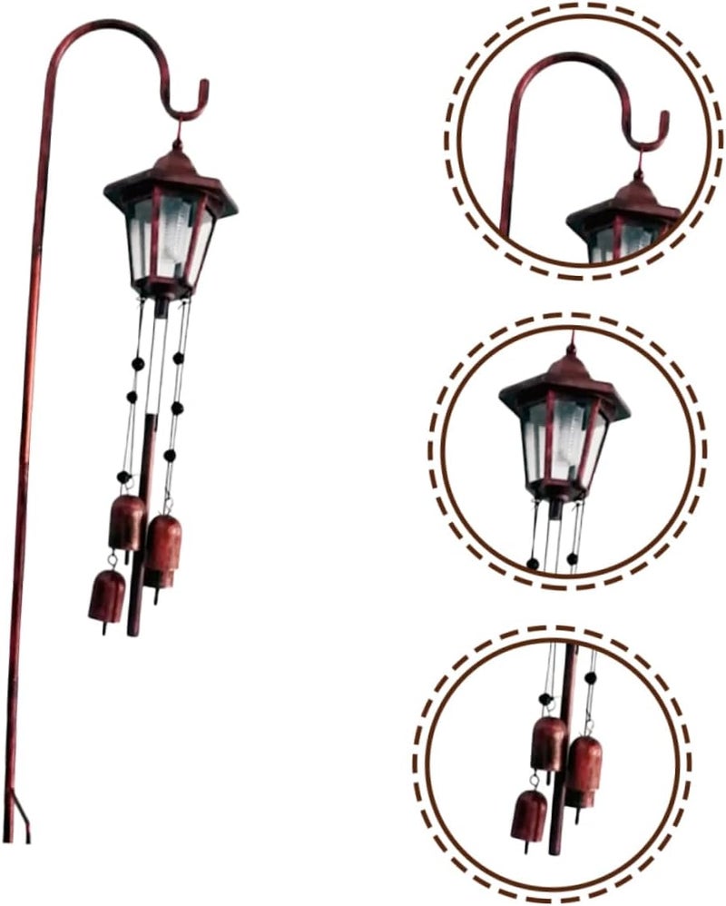 Generic Solar Lawn Stake Light Wind Chime Outdoor Landscape Lighting Iron Material Elegant Garden Decor Easy Install - Image 4