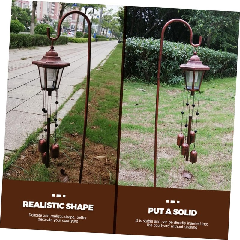 Generic Solar Lawn Stake Light Wind Chime Outdoor Landscape Lighting Iron Material Elegant Garden Decor Easy Install - Image 2
