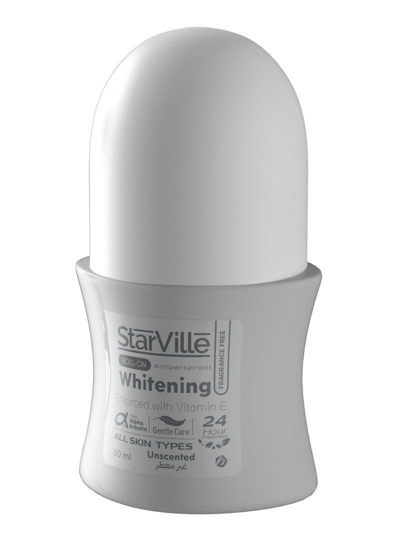starville Starville Whitening Roll On Fragrance Free 60 ml  - Image 3
