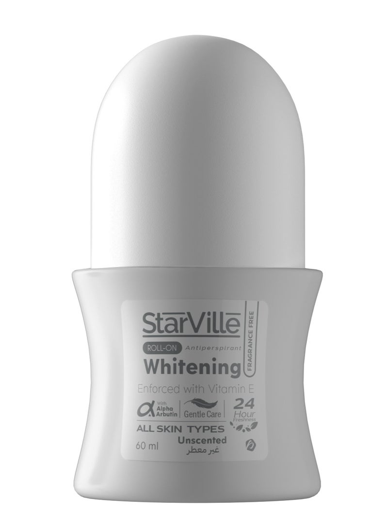 starville Starville Whitening Roll On Fragrance Free 60 ml  - Image 2