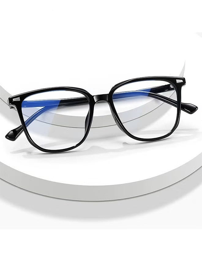 Happy D Glasses - Blue Light Filter Eyewear for Men & Women, Anti Blue Light Eyestrain UV Glare Blocking, TV Computer Gaming Glasses - Non-Myopic Glasses(Black) - Image 4