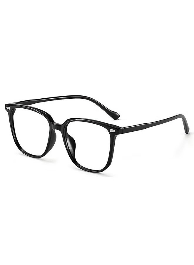 Happy D Glasses - Blue Light Filter Eyewear for Men & Women, Anti Blue Light Eyestrain UV Glare Blocking, TV Computer Gaming Glasses - Non-Myopic Glasses(Black) - Image 1