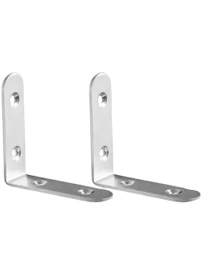 قطعتان من الأقواس على شكل حرف L مقاس 65 مم × 65 مم، ملحقات أرفف خزائن الأثاث والخزائن - Image 2