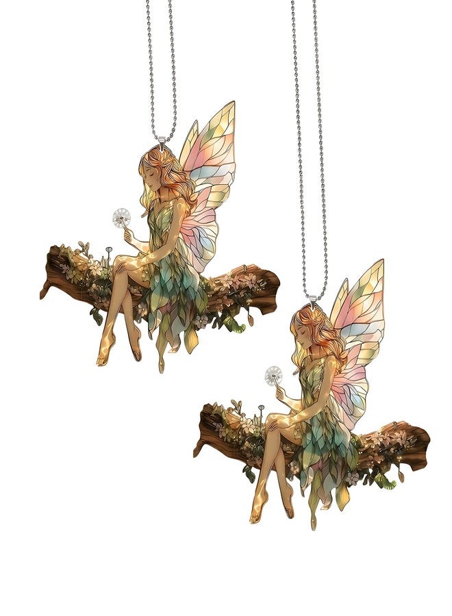 INOCEAN 2 PCS Sun Catcher, Colorful Acrylic Hanging Decorations for Windows and Balconies, Creating Ambient Lighting in Living Spaces and Meditation Corners - Image 1