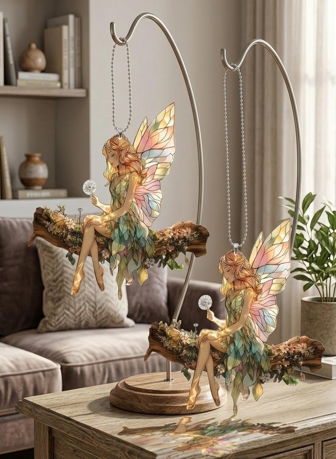 INOCEAN 2 PCS Sun Catcher, Colorful Acrylic Hanging Decorations for Windows and Balconies, Creating Ambient Lighting in Living Spaces and Meditation Corners - Image 4