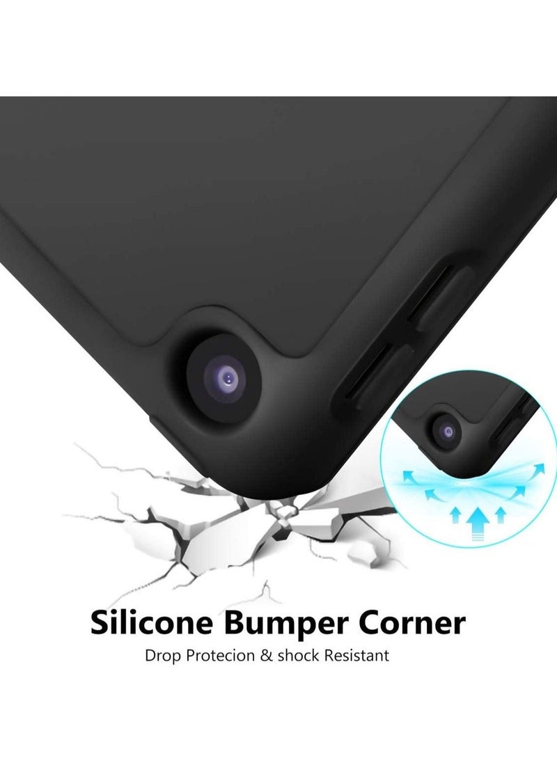 Raxoom iPad 9th/8th/7th Generation Case - Smart Folio TPU Protective Cover with Apple Pencil Holder, Full Body Protection - Image 4