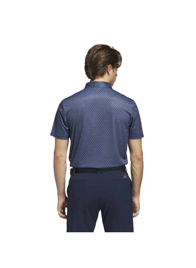 Adidas Mens Core Allover Print Polo Shirt