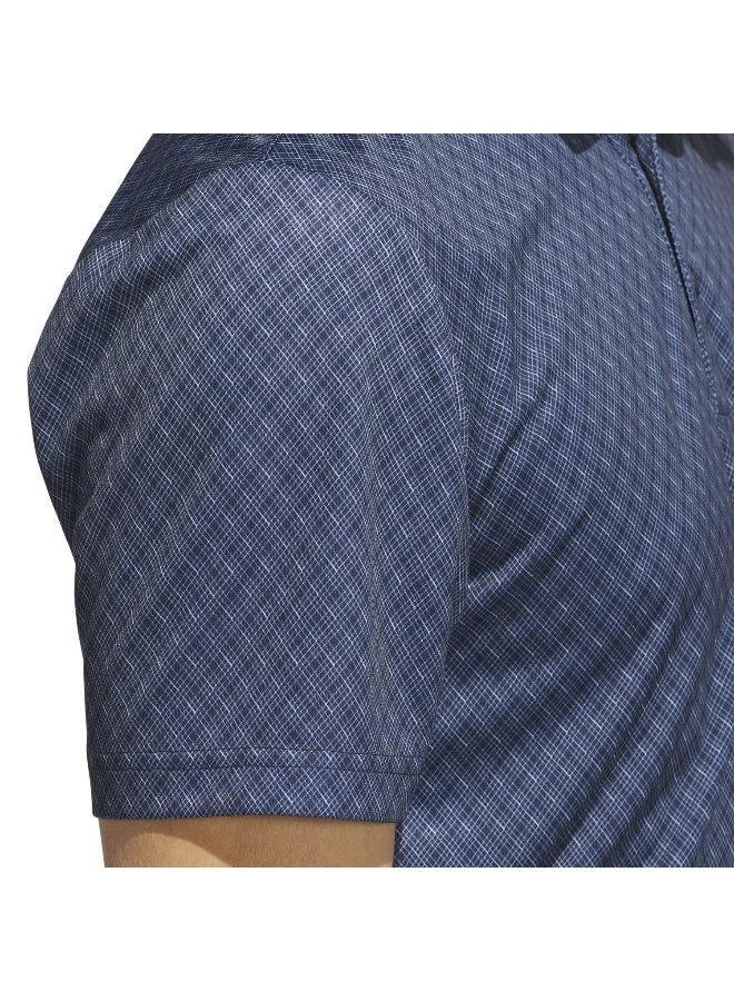 Adidas CONAVY/WHITE Mens Core Allover Print Polo Shirt for Men | Best Price UAE