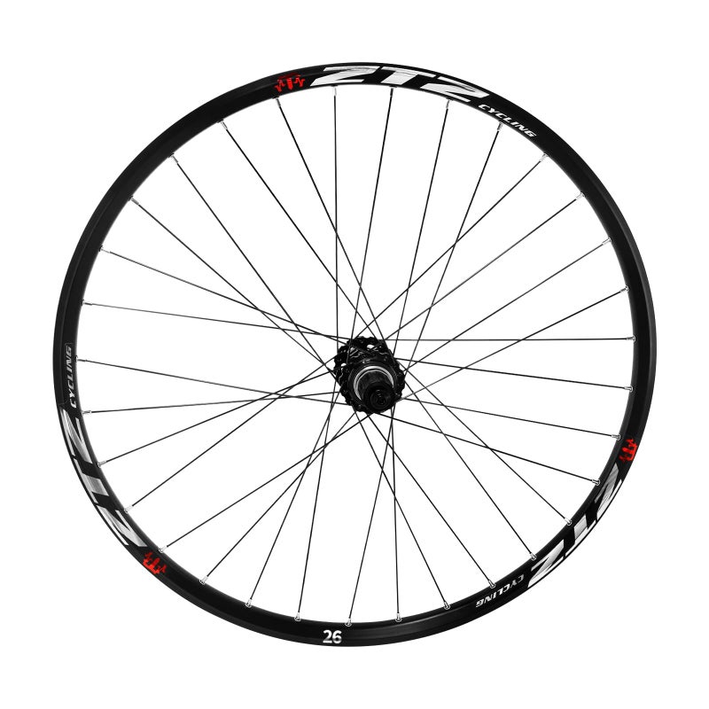 ZTZ 26""/27.5""/29"" Mountain Bike Wheelsetï¼ŒUltralight Aluminum Alloy Rim 32H High Strength Bike Wheelsï¼Œ Quick Release Disc Brake MTB Wheel Setï¼Œ Compatible 7-12 Speed Cassette, WH-001 - Image 1