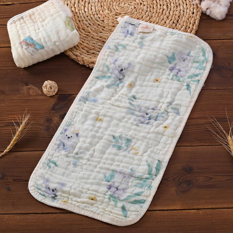 HardNok UltraSoft Absorbent Muslin Baby Burp Cloths 6Pack 20x10 Inches Ideal for Gentle Burping Sessions with Baby Boys Girls Unisex Design Perfect - Image 4