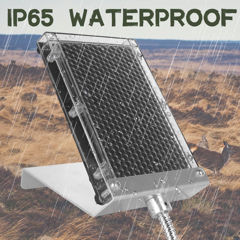 Highwild 6-Volt Solar Panel Charger for 6V Feeder Battery - Deer Feeder Outdoor Waterproof Solar Charger with Mounting Hardware - Image 5