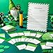Leitee St Patricks Day 5 Second Game Question Cards and 5 Second Hourglass Family Clover Game Irish Themed Simple Questions for Party School Classroom Family Activities Party Favors - Image 2