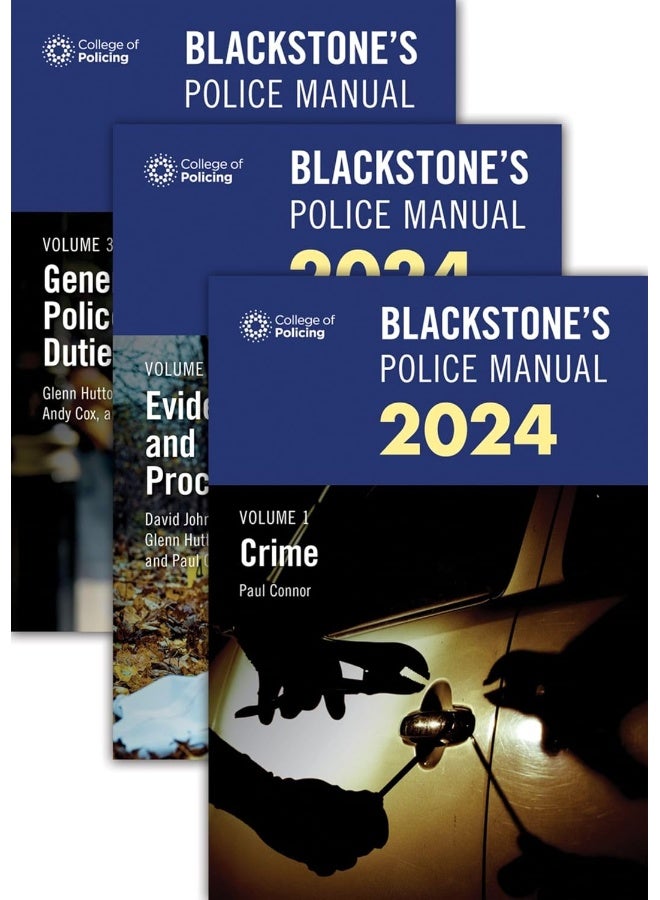 Blackstone's Police Manuals Three Volume Set 2024 