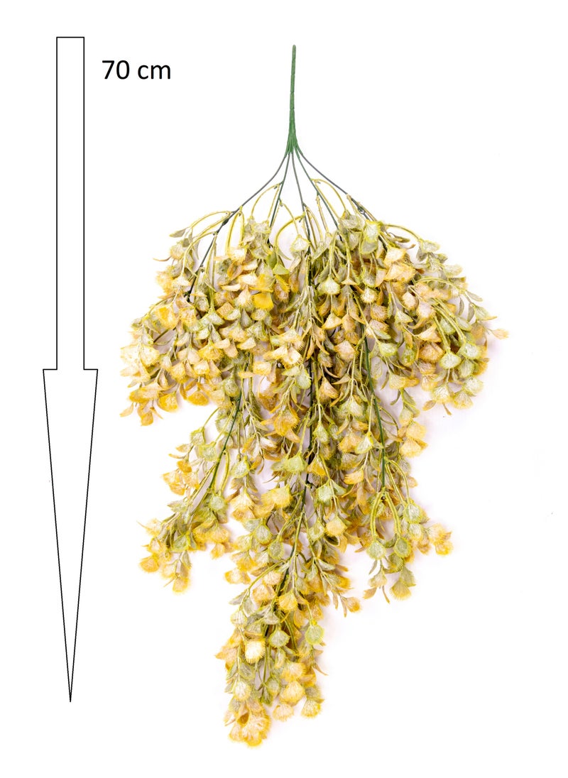 Generic - Artificial Hanging Flowers, 5 Branches, Multi-Colors, 70 cm, UV Resistant, Fake Plastic, Faux Flower, Fabric Vine for Indoor Outdoor Garden, Porch Eave, Wedding Wall Décor, Party, Home, Garden, Wall Arch, Floral Decoration - Image 1