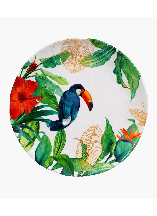Roomours Toucan 28 cm Dinner Plate Melamine 1 Pieces 