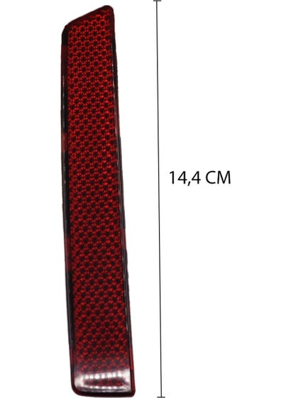 DNC Auto Part Rear Bumper Reflector for Fiat Doblo, Opel Combo D - Left  - Image 2