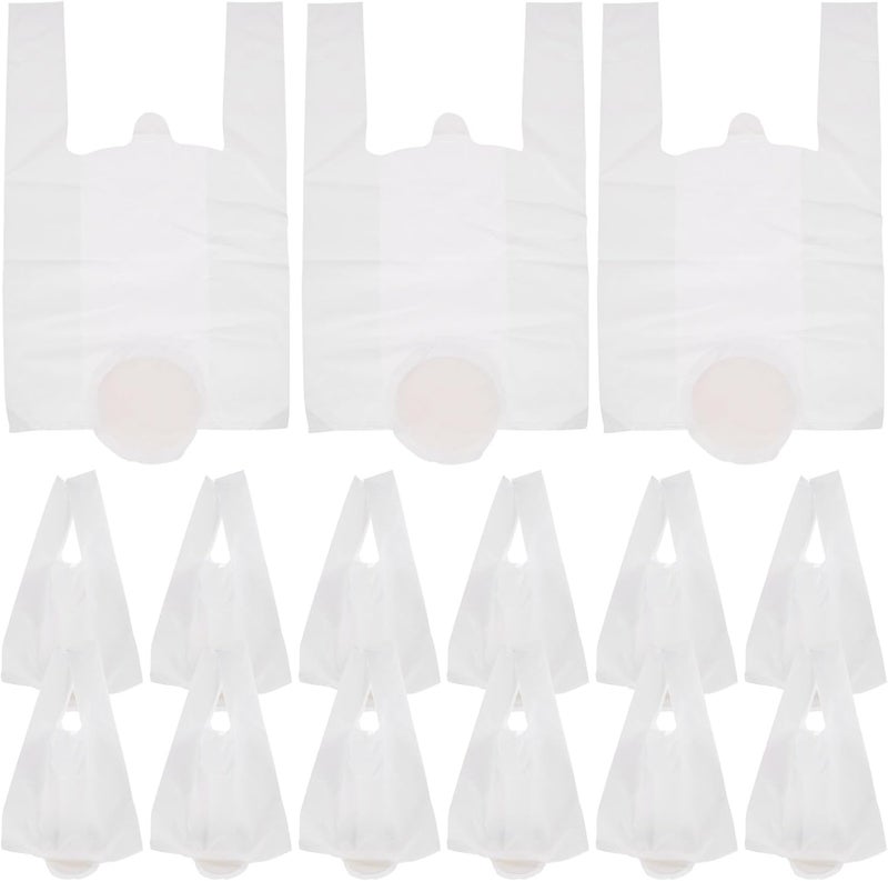 Healifty 35PCS Disposable Commode Liners Pail Bags with Super Absorbent Pads - Image 1