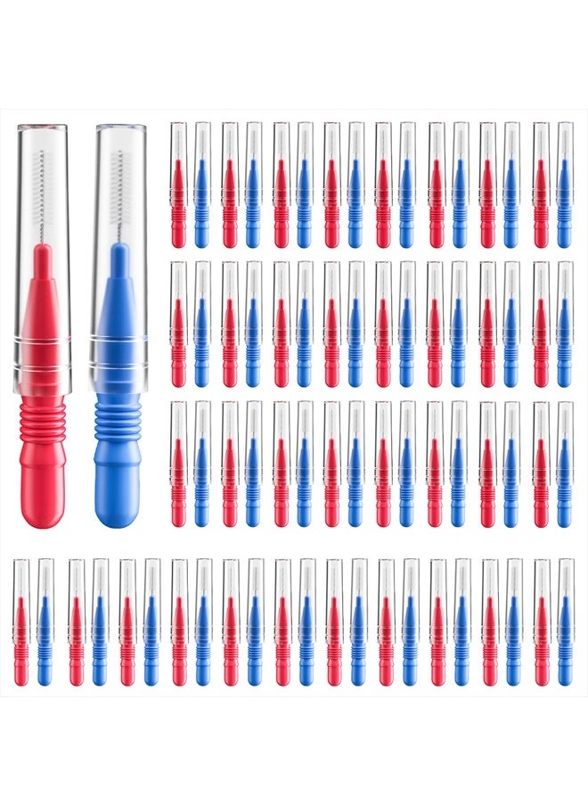 RAZOKO Interdental Brush, Flossing Head,Easy Use Tooth Cleaning Tool (72 Count)(2.5mm/3mm)  - Image 1