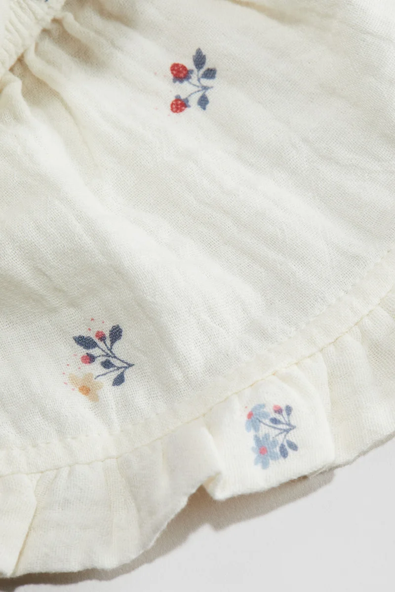 H&M Ear-detail muslin cap