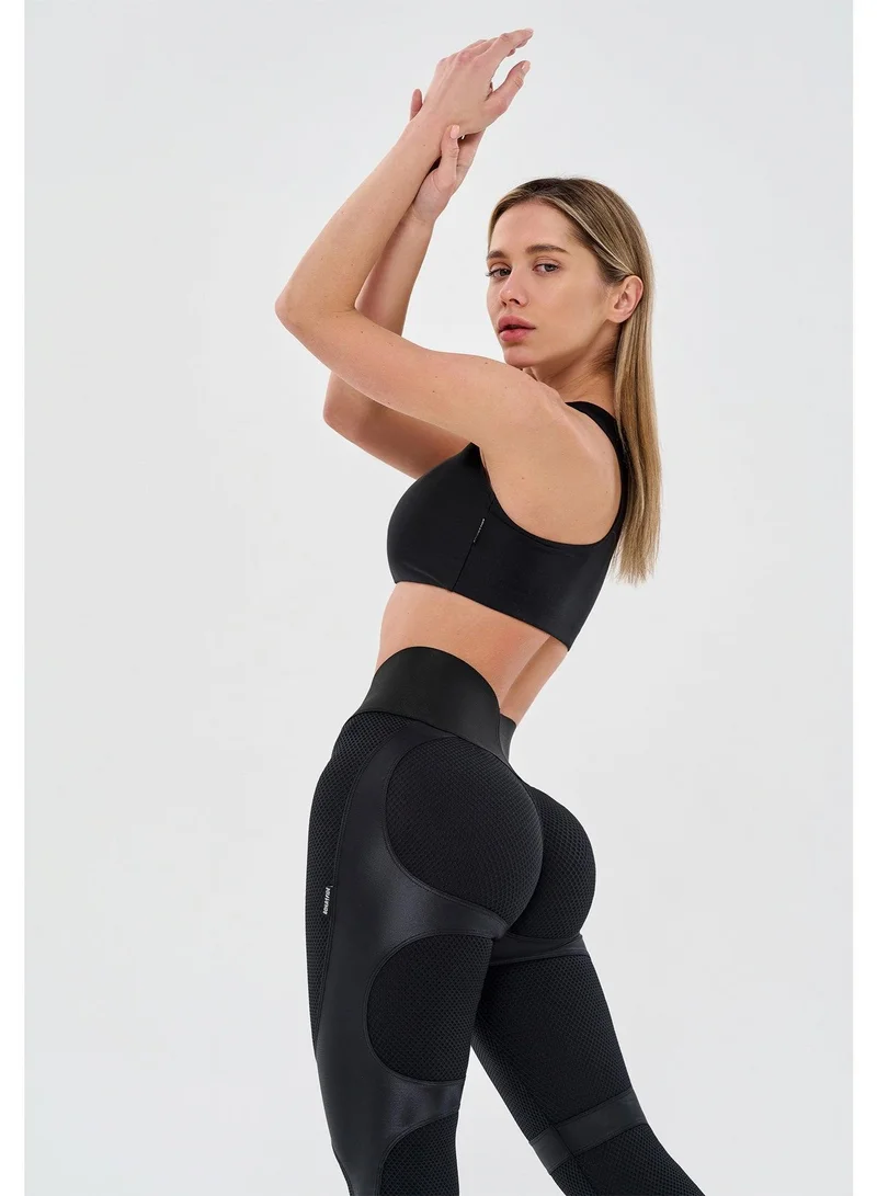 Bona Fide Leggings Correct Push-up Black Correct High Waist Gym Leggings for Women for Women | Best Price UAE