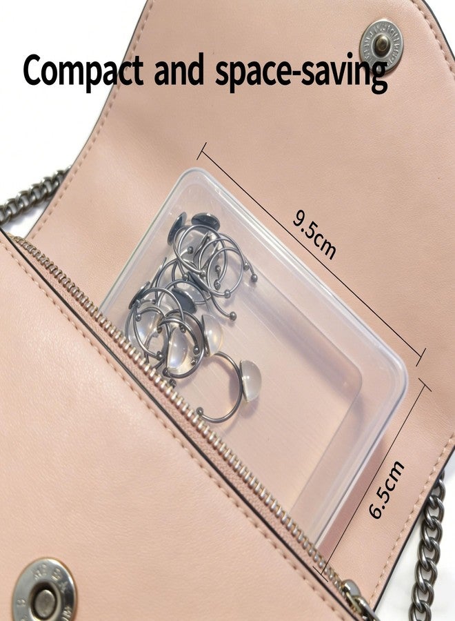VNLEXMC Typing Rings for Long Nails - 10 Adjustable Stainless Steel Finger Rings with Silicone Pads for Acrylic, Gel & Press-On Nails, Keyboard Typing Aid with Storage Case - Image 4