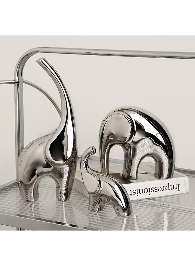 Bluejw Behanmei Modern Jingdezhen Ceramic Elephant Home Crafts Living Room Wine Cabinet TV Cabinet Housewarming Gift Ornaments - Image 3