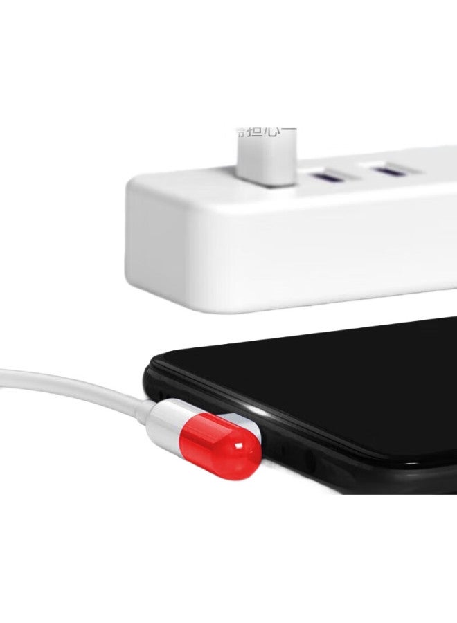 Trendsetter Compatible With Iqoo Data Cable, Fast Charging Adapter, Type-C Charging Cable, For Vivo X30/X50/S7/Nex/S12/Iqoo/Neo/3/5/Pro, Angled Fast Charging Cable - Image 1