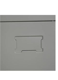 Protector PROTECTOR Four doors locker, Steel Metal Storage Locker- with 3 shelf - for Home & School & Office - Lock With plastic handle (Grey)  - Image 4