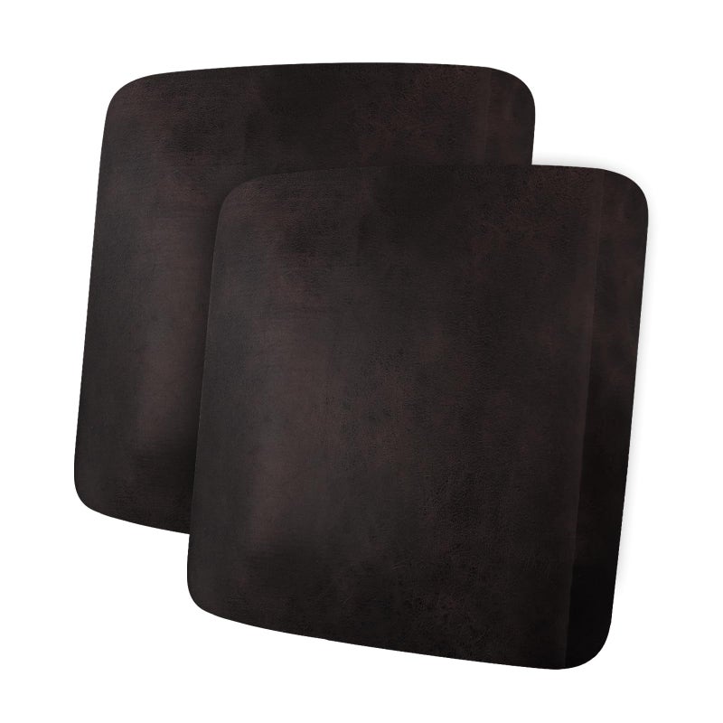 ANARACHON Leather Look Couch Cushion Covers Sofa Seat Slipcovers Sets Couches Furniture Protector for Sectional Armchair Loveseat Pets Kids Stretch Spandex Fabric 2 Cushion Loveseat Chocolate