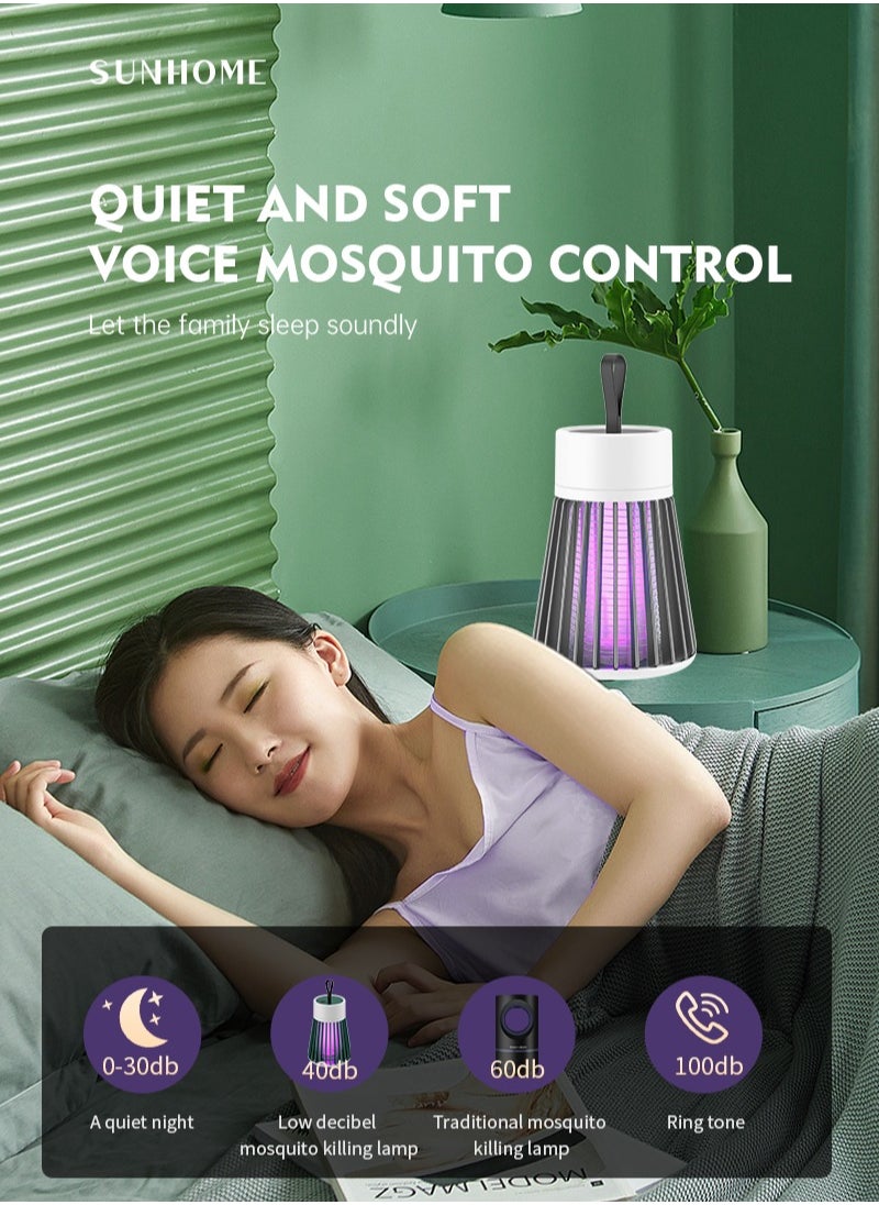 Mini USB Charging UV Electric Mosquito Killer Lamp 360° Mosquito Pest Killing Trap Insect Killer 5W YG-002