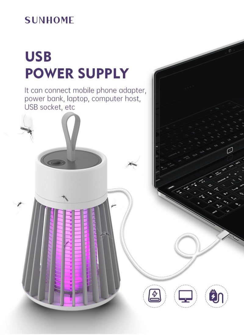 Mini USB Charging UV Electric Mosquito Killer Lamp 360° Mosquito Pest Killing Trap Insect Killer 5W YG-002