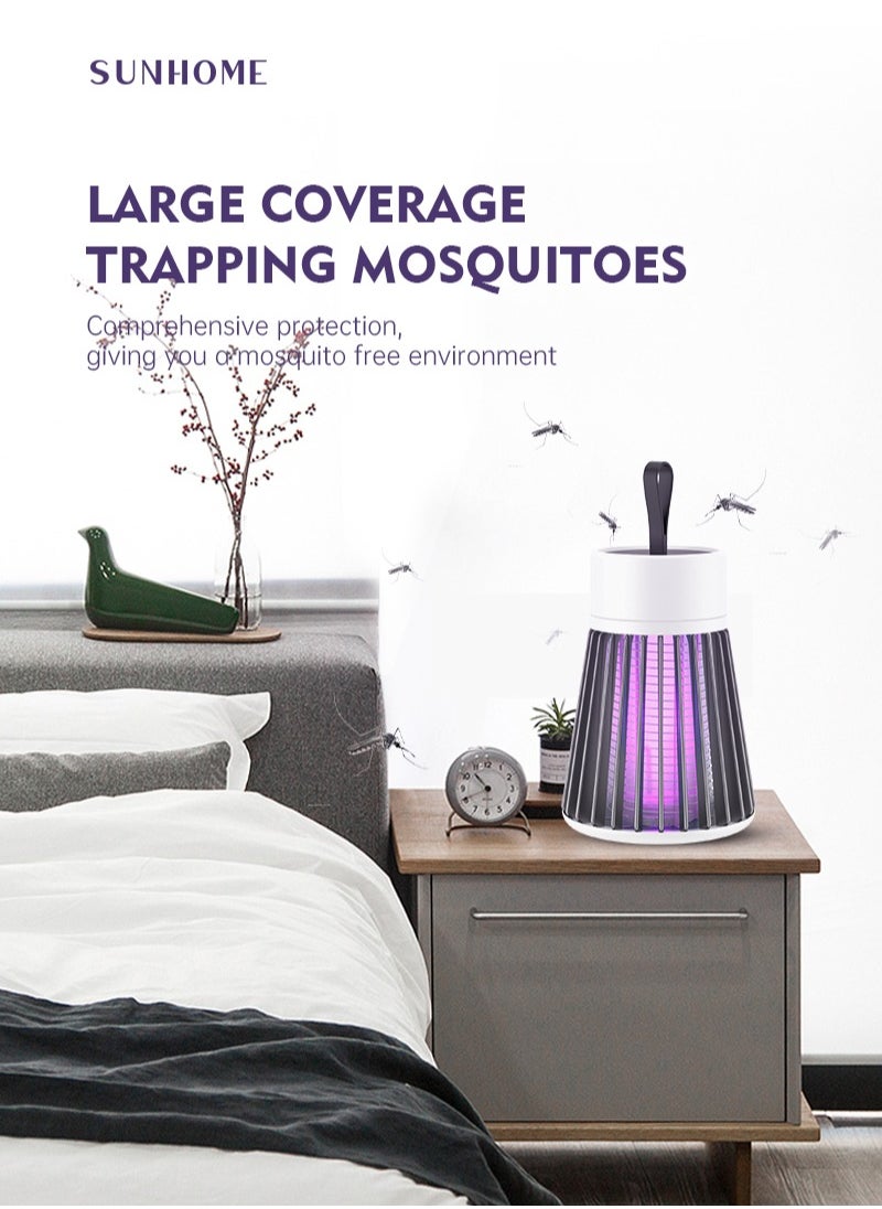 Mini USB Charging UV Electric Mosquito Killer Lamp 360° Mosquito Pest Killing Trap Insect Killer 5W YG-002