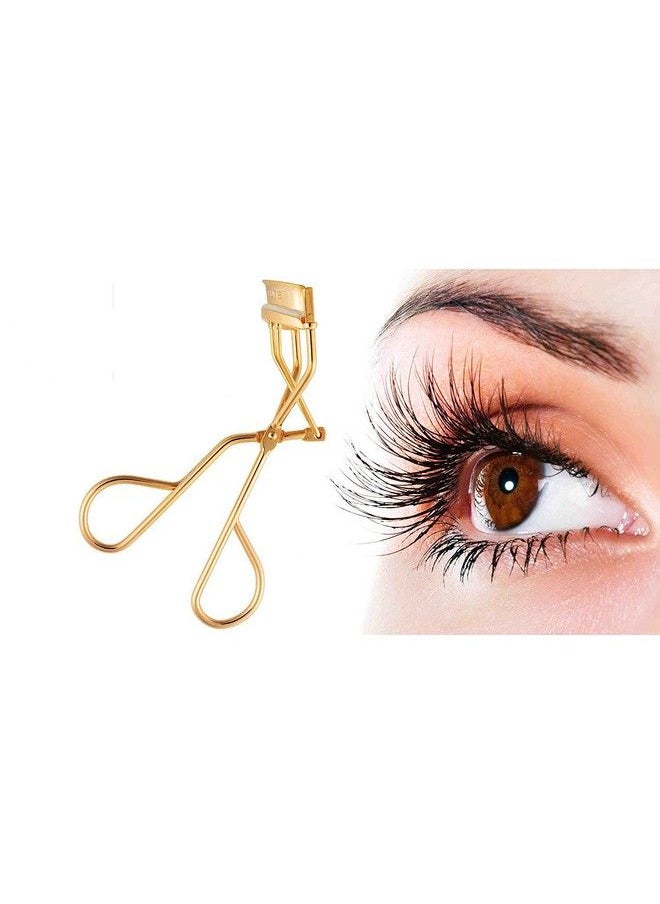 FOK Stylish Eyelash Curler Curling Clip Cosmetic Tool Metal Handle  - Image 4