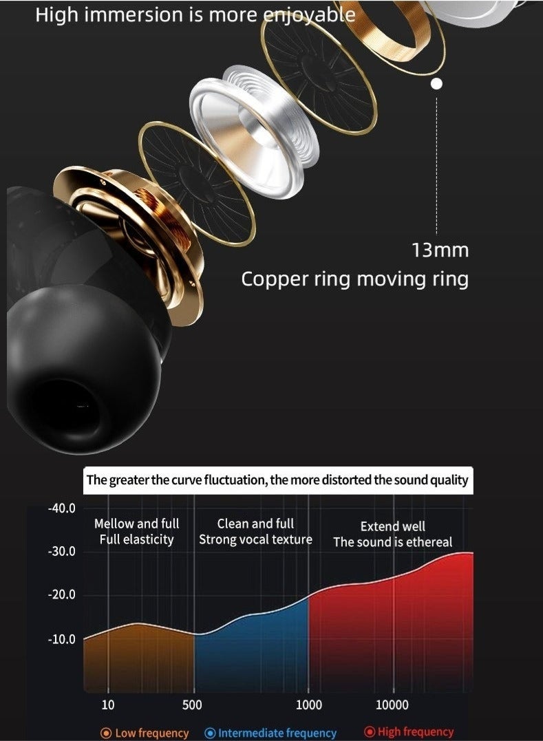 POWER EarBuds with Touchscreen, Bluetooth Earbuds, True Wireless Eearbuds. ANC Wireless Earbuds, Bluetooth 5.4 Sports Earphone, Wireless Headphones TWS Earbuds, Smart Touch Screen, LCD Touch Screen Display Earphone - Arabic supported - Image 2