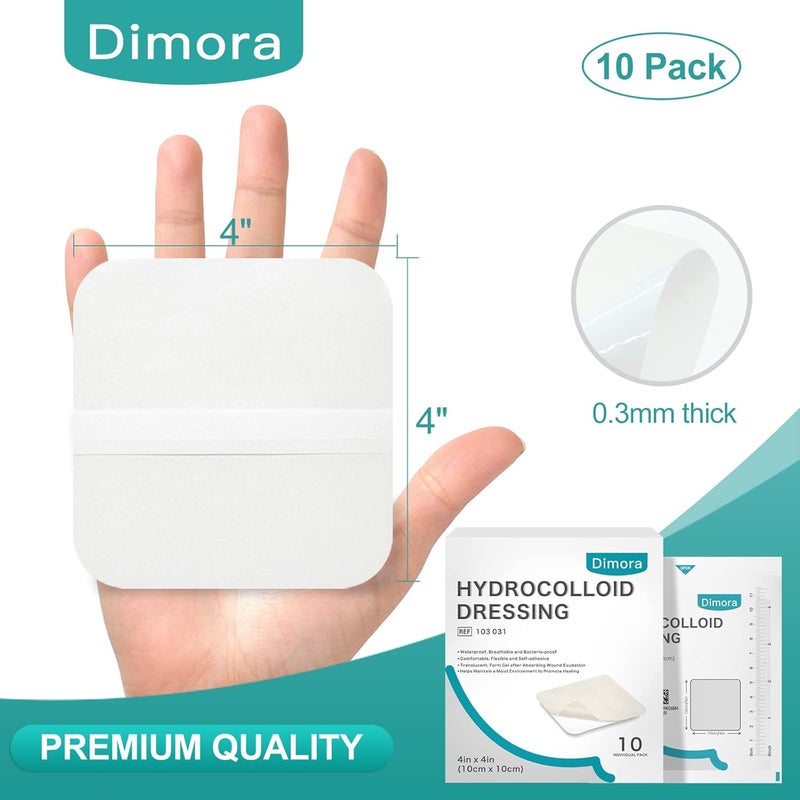 Dimora Hydrocolloid Wound Dressing  Silicone Scar Sheets - Image 2