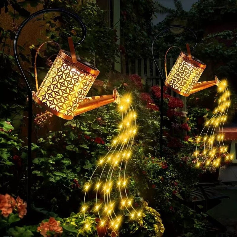 Hot Sale Iron Solar Watering Can Light Waterproof Outdoor Garden Lawn Landscape Stake Decor - Image 2